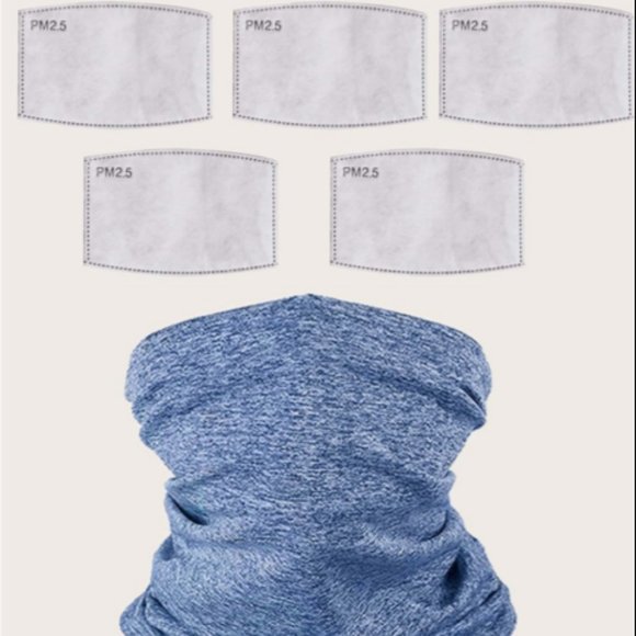 Multifunction Face Mask with 5 PM 2.5 Filter - Picture 3 of 10